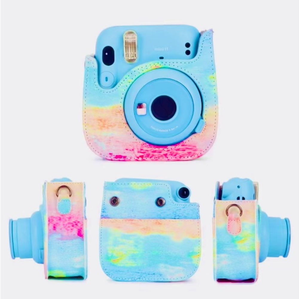 NIB Instax Mini 12/11 Camera Case, Rainbow